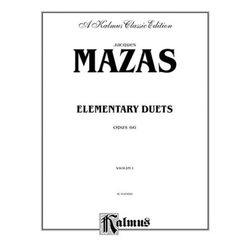 Elementary Duets Op 86 2 Violin Book