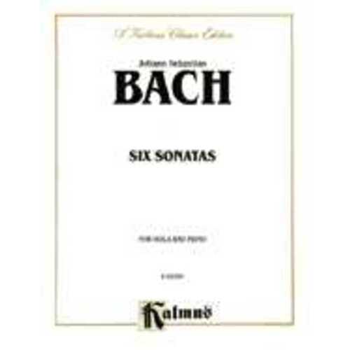 Sonatas 6 For Vla/Piano Book