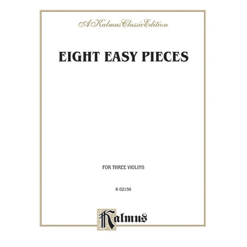 Easy Pieces 8 For Three Violins Book