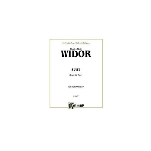 Suite Op 34 No 1 Flute Piano Book