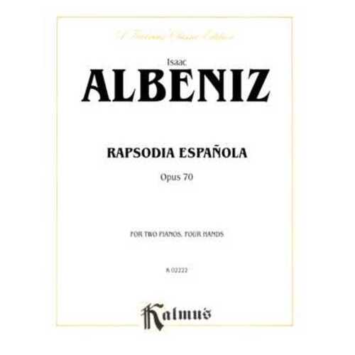 Rapsodia Espanonline Audio Op 70 2 Piano 4 Hand Book