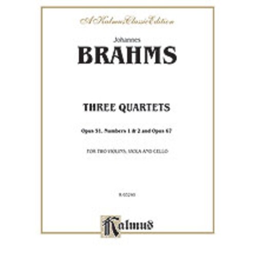 Quartets 3 Op 51 Nos 1 And 2 Op 67 2Violin Viola Vc Book