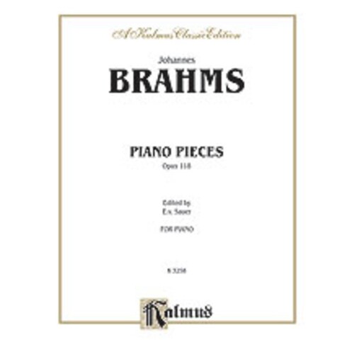 Piano Pieces Op 118 Book