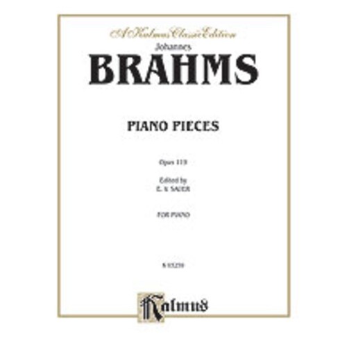 Piano Pieces Intermezzi And Rhapsody Op 119 Book
