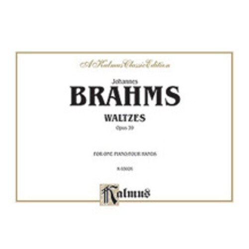 Waltzes Op 39 Piano Duet Book