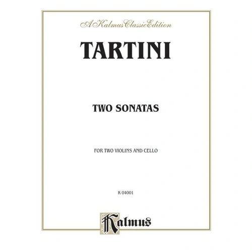 Tartini - 2 Sonatas for 2 Violins and Cello, Kalmus Edition