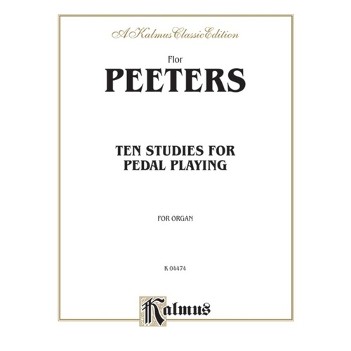 Peeters - 10 Studies For Pedal Playing