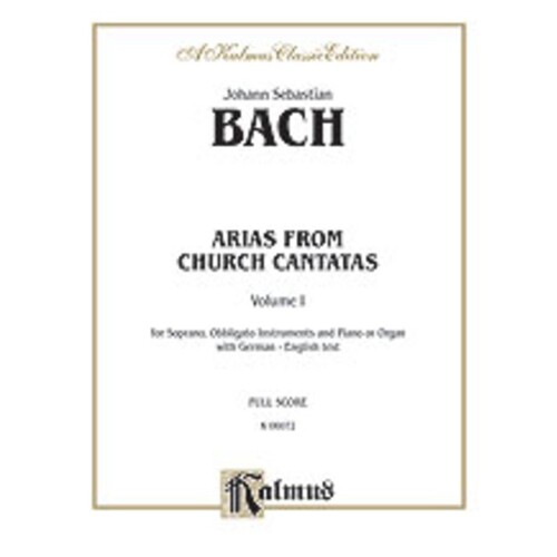 Arias From Church Cantatas Soprano Book 1
