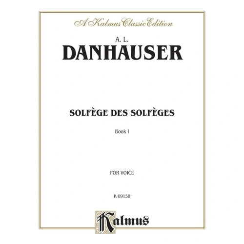 Solfege des Solfeges Book 1 by Kalmus, 68 Pages, Piano Series