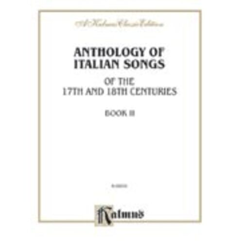 Anthology Italian Songs 17th 18th Century Book 2
