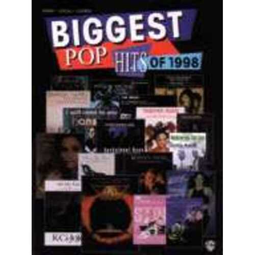 Biggest Pop Hits Of 1998 PVG Book