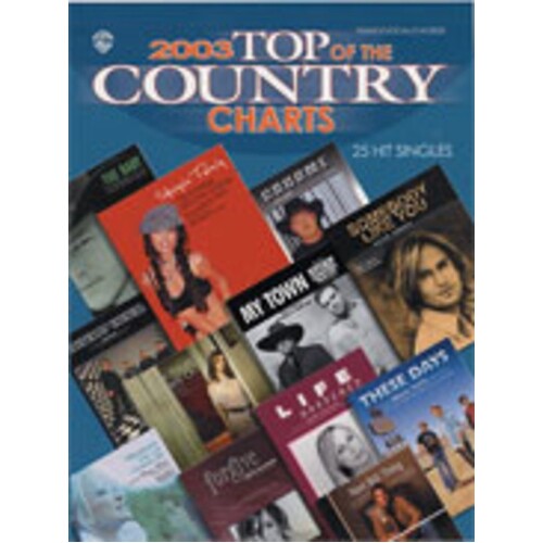 Top Of The Country Charts 2003 PVG Book