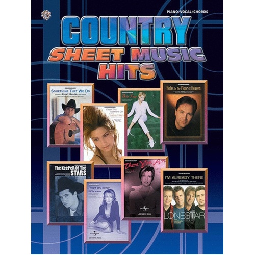 Country Sheet Music Hits PVG Book