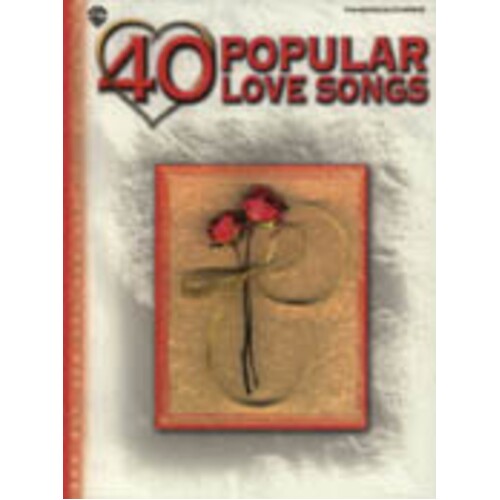 Popular Love Songs 40 PVG Book