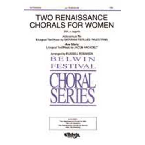 Renaissance Chorals 2 For Women SSA Arr Robinson