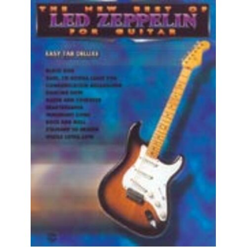New Best Of Led Zeppelin For Guitar Easy TAB Book