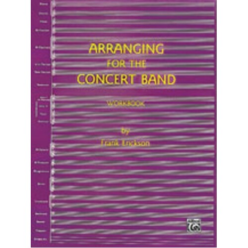 Arranging For Concert Band  Workbook