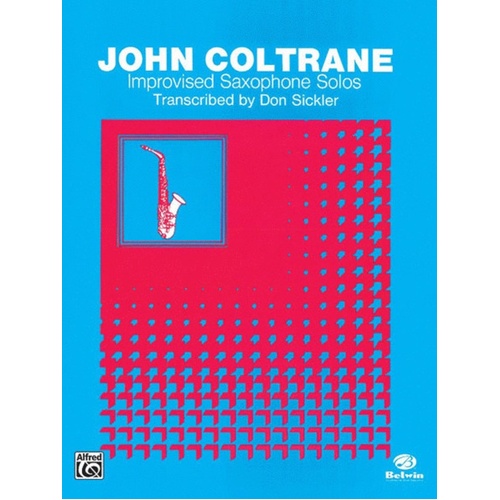Improvised Sax Solos Jazz Artist Series Book