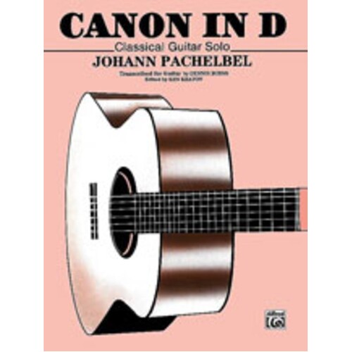 Canon In D Arr Burns Guitar Book