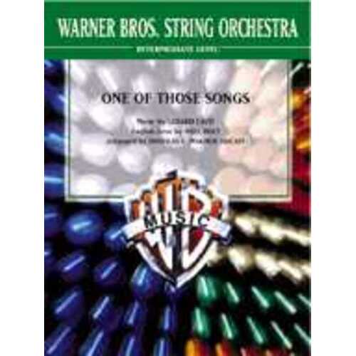 One Of Those Songs Arr Wagner