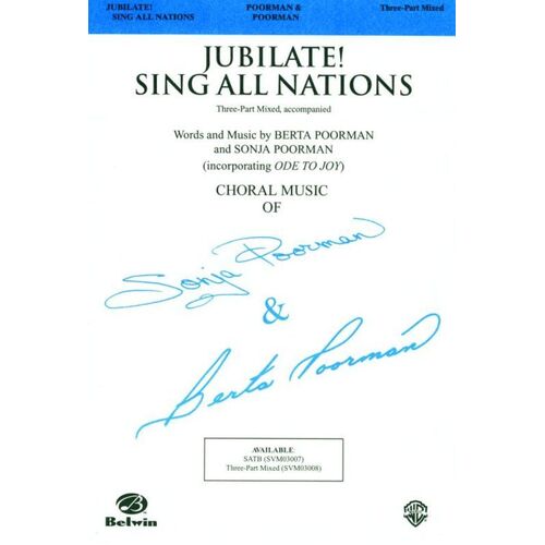Jubilate Sing All Nations 3 Pt Mixed