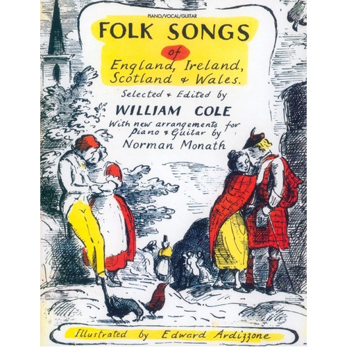 Folk Songs of England, Ireland, Scotland, and Wales Songbook by Norman Monath