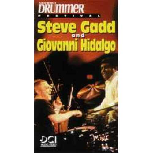 Steve Gadd Giovanni Gidalgo Drums Vhs Ntsc Book