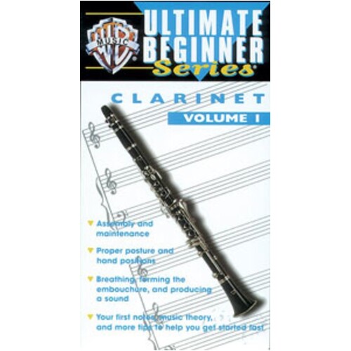 Ultimate Beginner Series Clarinet Vol 1 Vhs Pal Book
