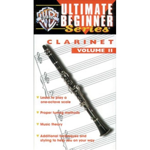 Ultimate Beginner Series Clarinet Vol 2 Vhs Pal Book