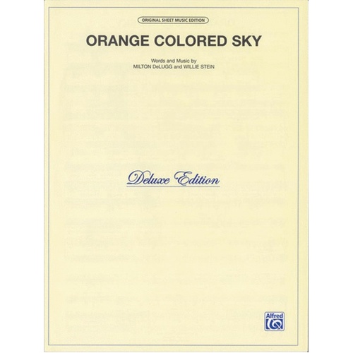 Orange Coloured Sky Single Sheet