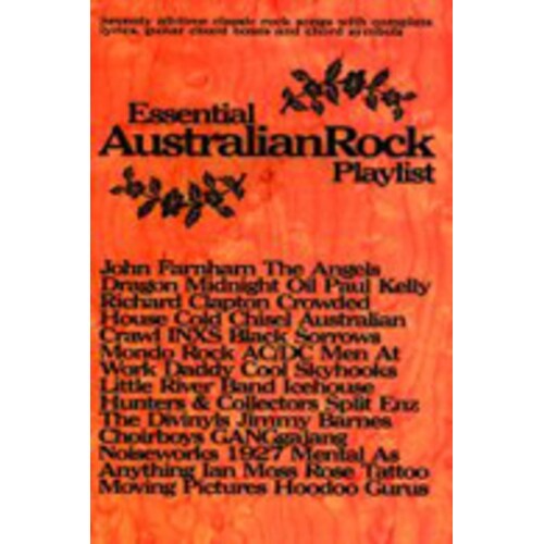Essential Australian Rock Playlist Guitar (Softcover Book)