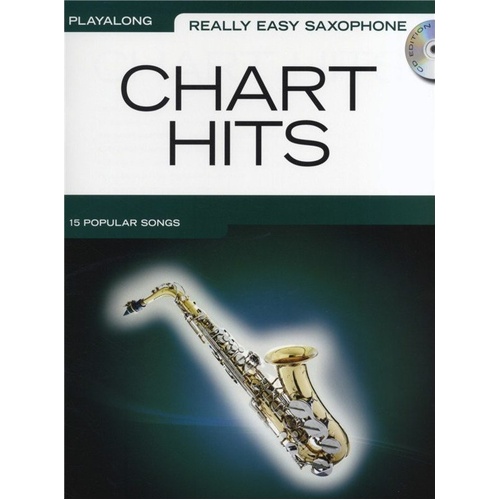 Chart Hits Really Easy Alto Saxophone BK/CD by Paul Honey