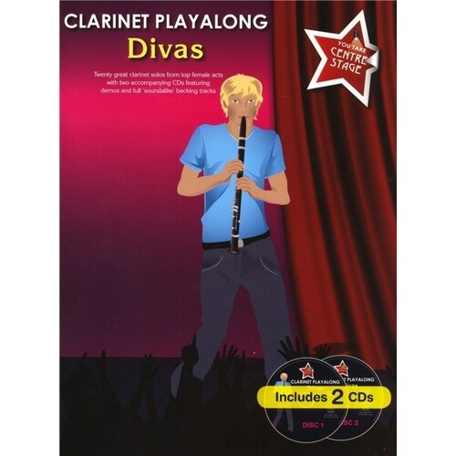 Clarinet Playalong Divas Book/2CDs (Softcover Book/CD)