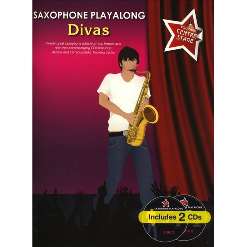 Saxophone Playalong Divas Book with 2 CDs