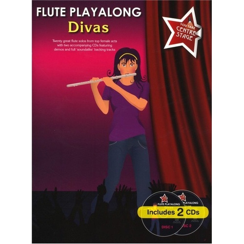 Flute Playalong Divas Book with 2 CDs