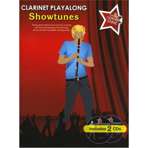 Clarinet Playalong Showtunes Book with 2 CDs