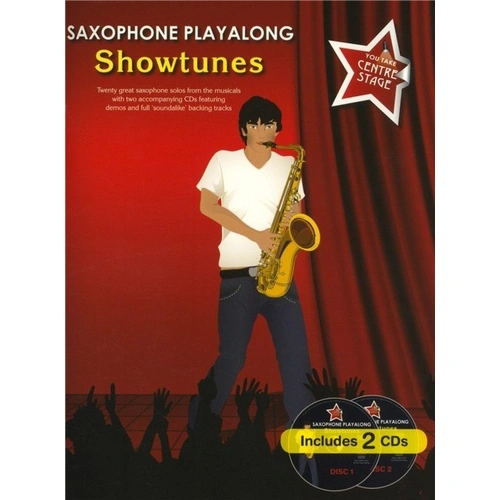 Saxophone Playalong Showtunes Book with 2 CDs