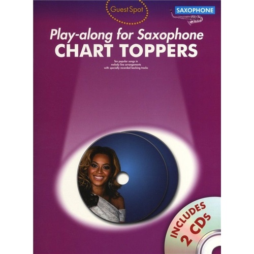 Guest Spot Chart Toppers Saxophone Book/CD Pack