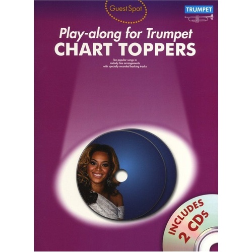 Guest Spot Chart Toppers Trumpet Book/CD