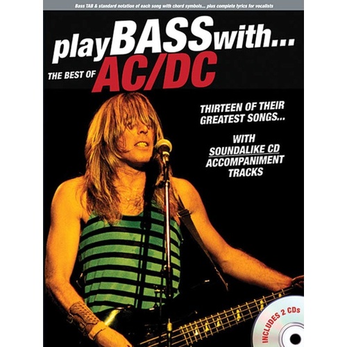 Play Bass With The Best Of AC/DC - 2 CDs & Music Book with TAB and Standard Notation
