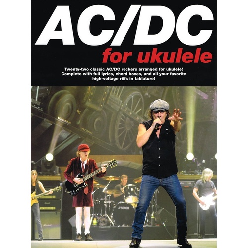 AC/DC For Ukulele (Softcover Book)