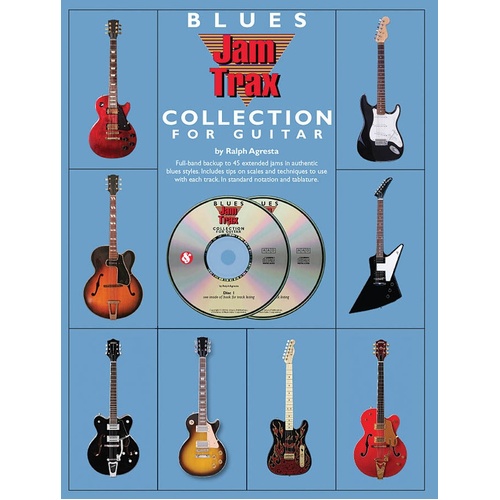 Blues Jam Trax Collection For Guitar Book/CD (Softcover Book)