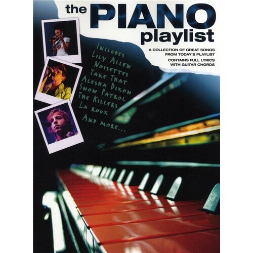 The Piano Playlist PVG (Softcover Book)