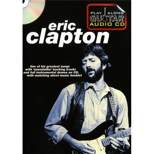 Playalong Guitar Eric Clapton Booklet/CD (Softcover Book/CD)