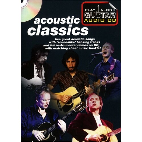 Playalong Guitar Acoustic Classics Booklet/CD (Softcover Book/CD)