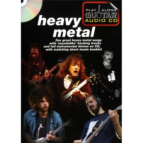 Playalong Guitar Heavy Metal Booklet/CD (Softcover Book/CD)