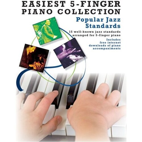 Easiest 5 Finger Piano Collection Popular Jazz (Softcover Book)