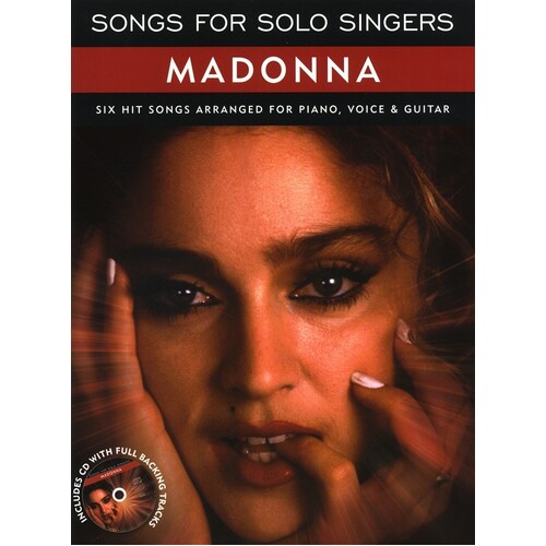Songs For Solo Singers Madonna Book/CD