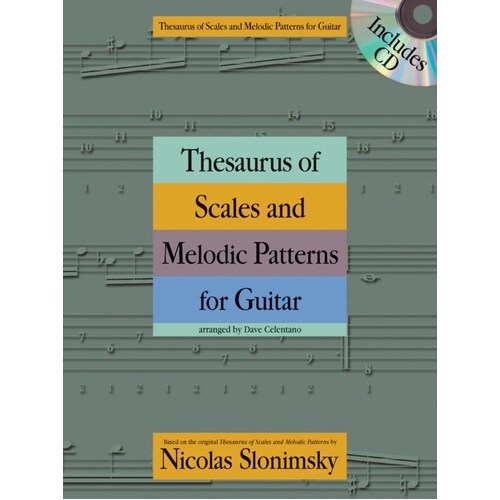 Thesaurus Scales And Melodic Patterns Guitar Softcover Book/CD