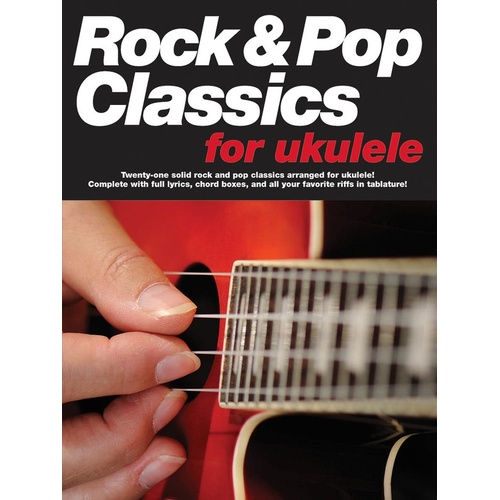 Rock And Pop Classics For Ukulele Book